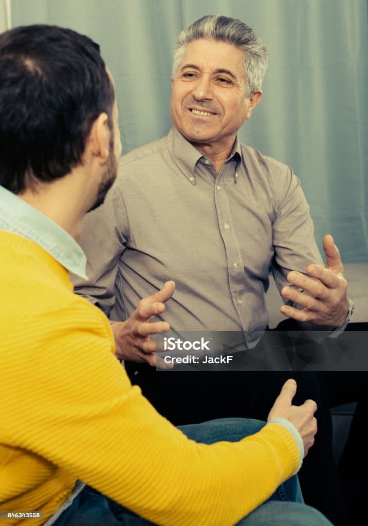 man taking assessments